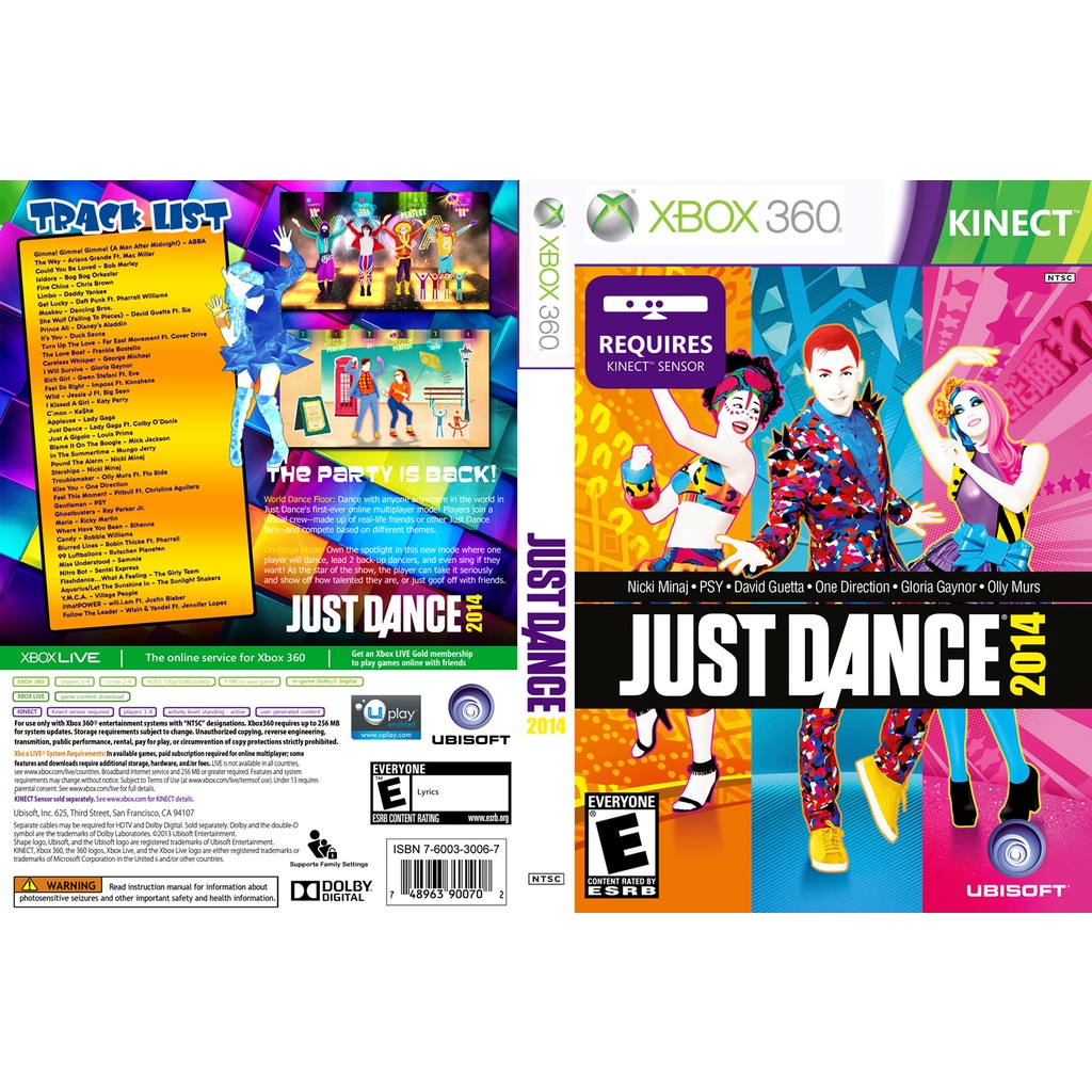 Just Dance 2014 P/ XBOX360 (LTU/LT/JTAG/RGH)