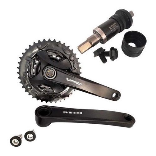 Kit Pe De Vela Shimano Altus 40/30/22d + Movimento Central em Oferta na Shopee