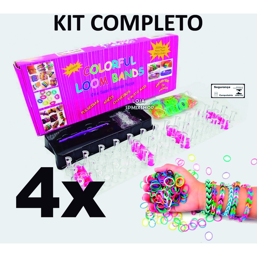 Kit Pulseiras de Elástico Completo: Onde Comprar | BuscaProdutos