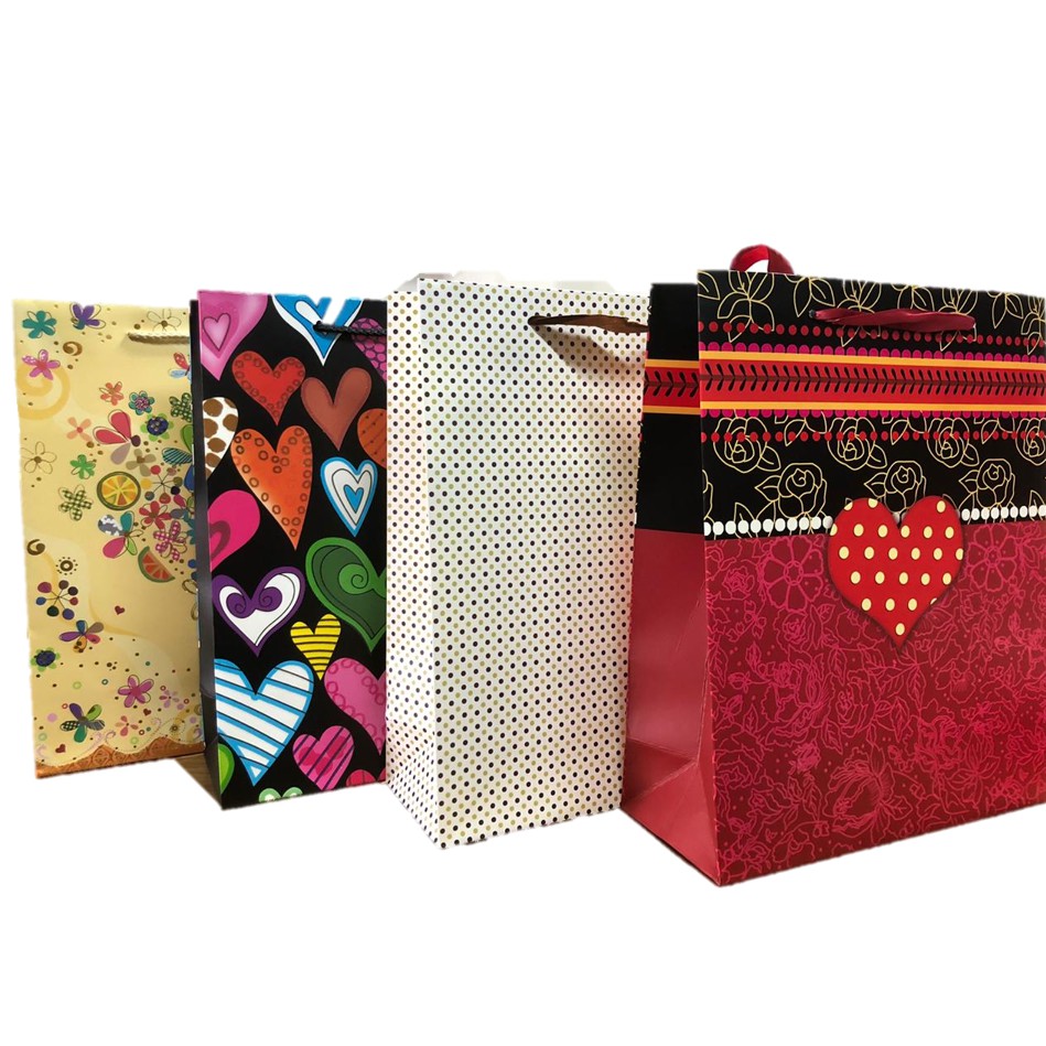 Sacola de Papel 3D para Presente Decorada MÉDIA em Oferta na Shopee