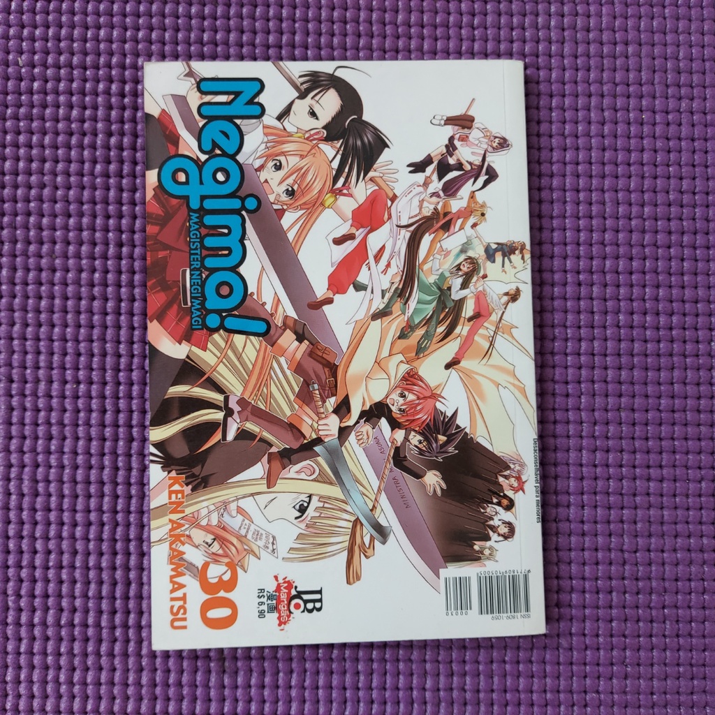 Negima Magister Negi Magi N°: 30, 31, 32, 34, 35, 37, 38 Mangá PT BR JBC Ken Akamatsu (Do mesmo Autor de Love HIna)