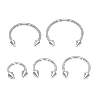 Piercing Ferradura Spike Aço Cirúrgico Antialérgico - 1 Peça