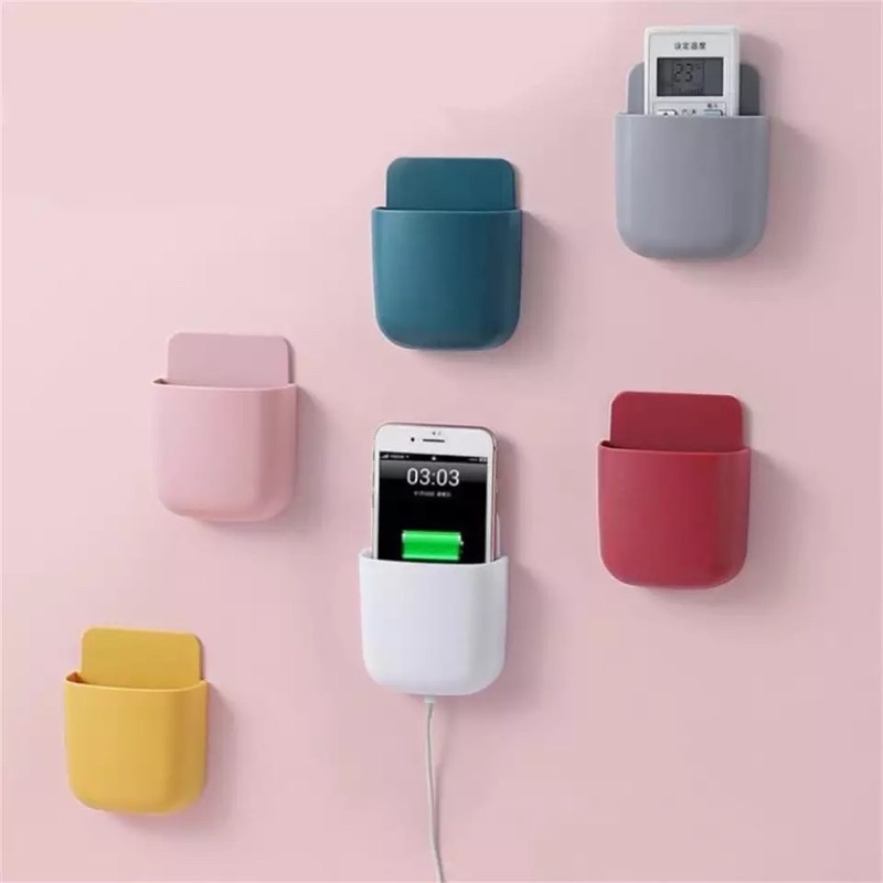 Suporte adesivo de parede para celular, controle de ar-condicionado, controle remoto, suporte de parede