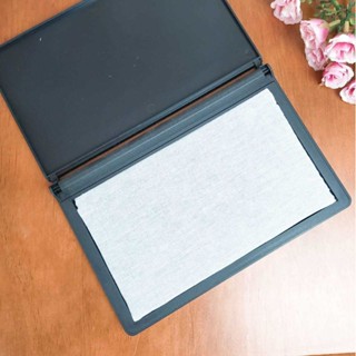 almofada para carimbos sem tinta virgem pequena média e grande em Oferta na Shopee