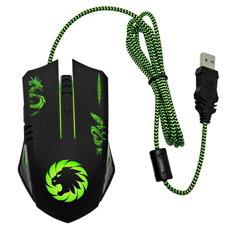 Mouse Gamer 3200 Dpi Backlight 4 Cores Gamemax Mg386