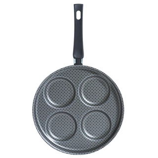 Frigideira para 4 Ovos 26cm Antiaderente Multiflon Preta