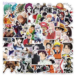 Adegree : 50pçs Adesivos De Grafite De Anime Clássico Para Decalque De Skate Laptop