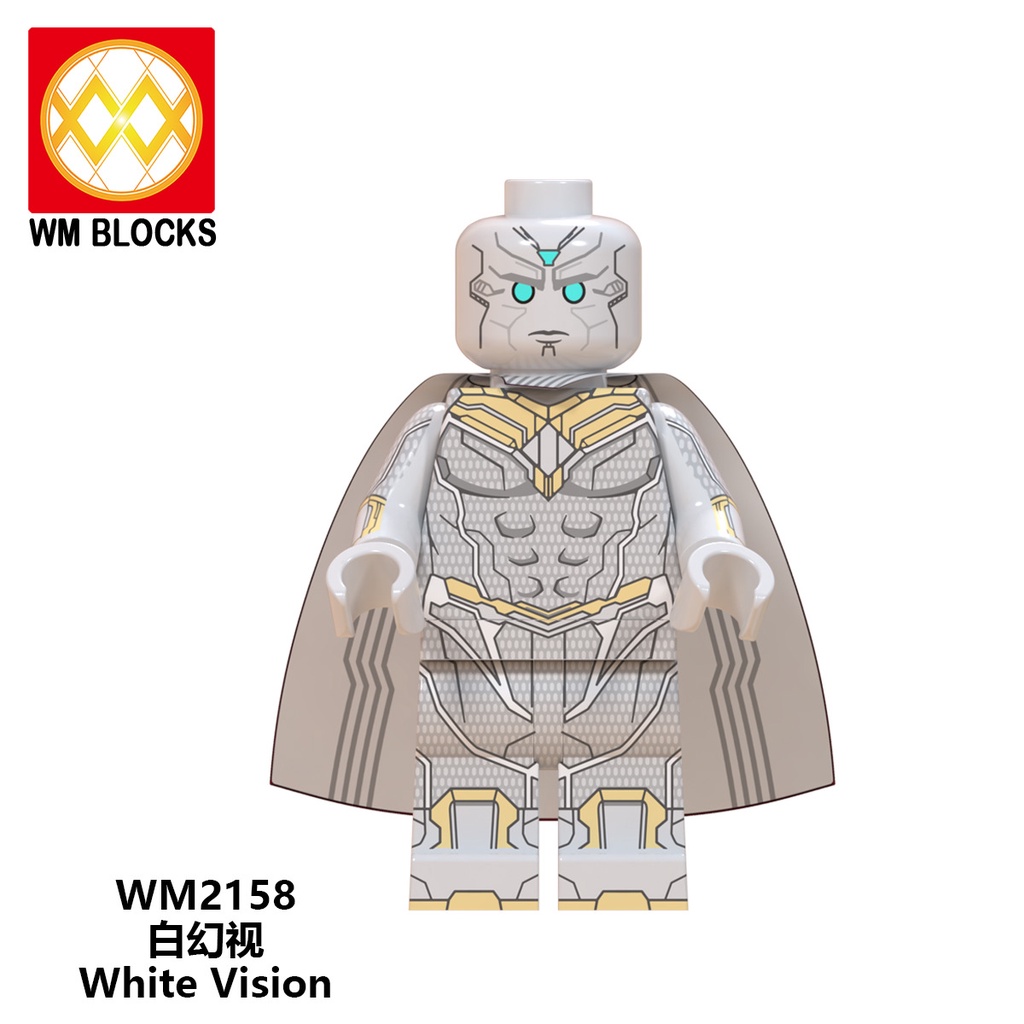 lego white vision minifigure