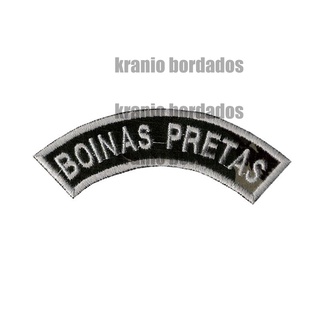 BOINAS PRETAS TARJETA PAINTBALL AIRSOFT PATCH BORDADO ENVIO IMEDIATO