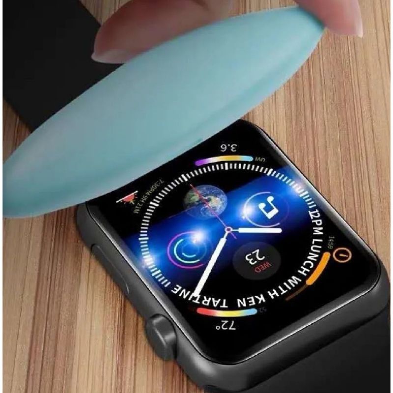 Película UV 3D com Cola e Luz de Led para Apple watch de 38mm，40mm，42mm ...