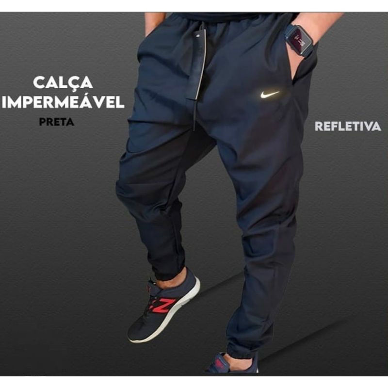 Calça Tactel impermeável Jogger Masculino