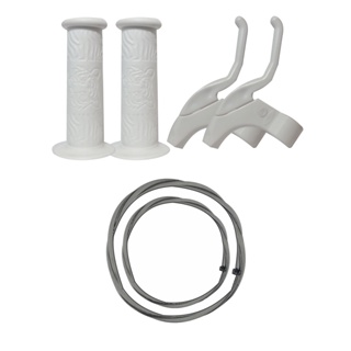 Kit Manete Manopla Conduite E Cabos BrancoAro 16 em Oferta na Shopee