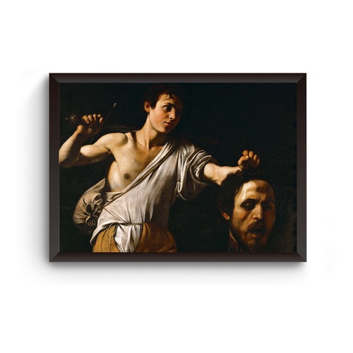 Quadro Caravaggio Davi Com A Cabeça De Golias 1606