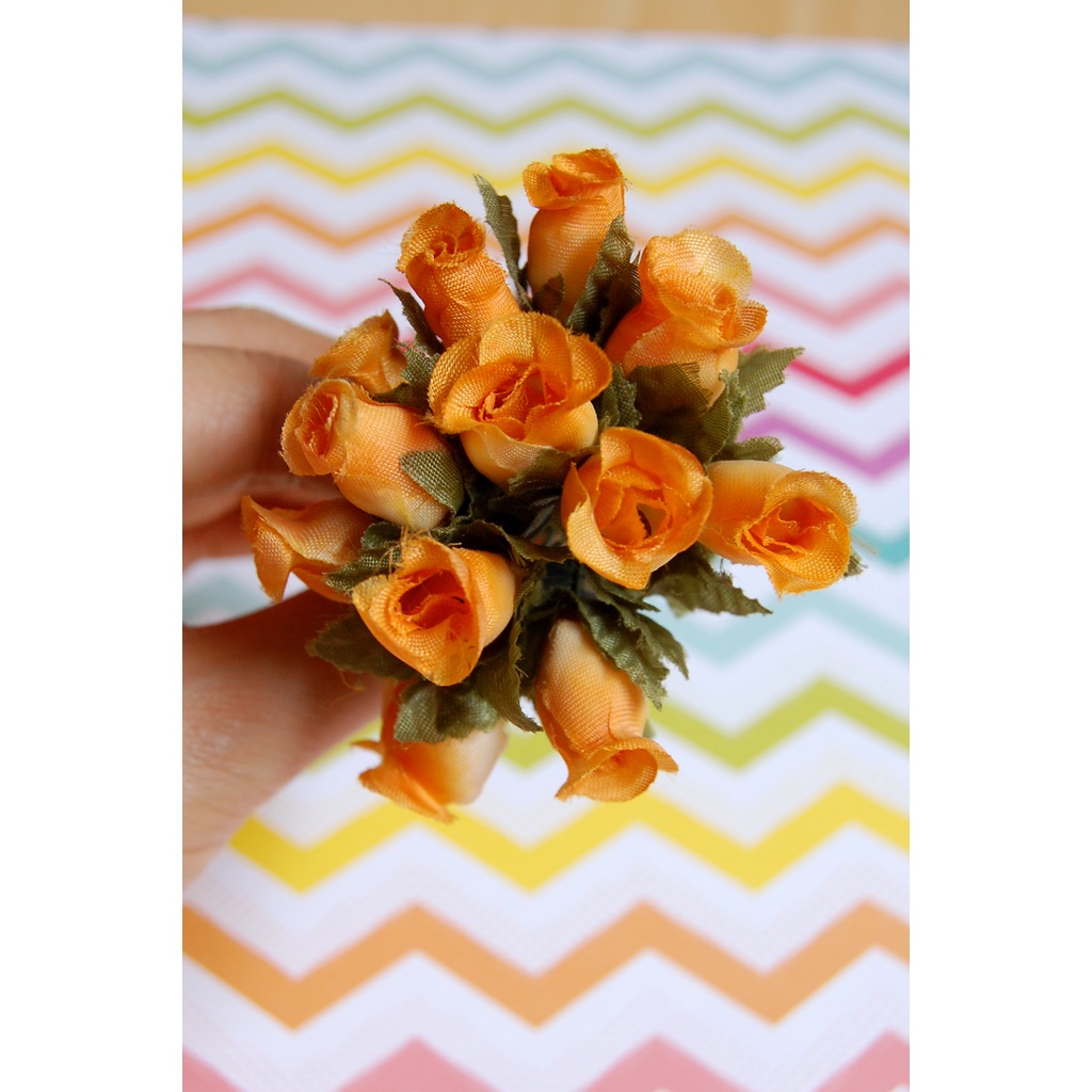 Mini Rosa Artificial para Decoração Floral Flor Botão Artesanato Ramalhete  Buquê | Shopee Brasil