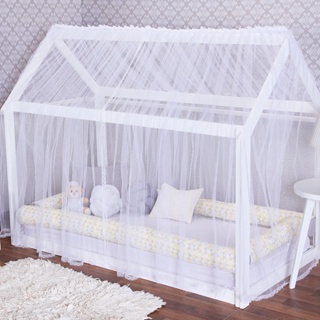 Mosquiteiro SOLTEIRO TULE  Cama Montessoriano NÃO ACOMPANHA COLCHÃO NEM CASINHA em Oferta na Shopee