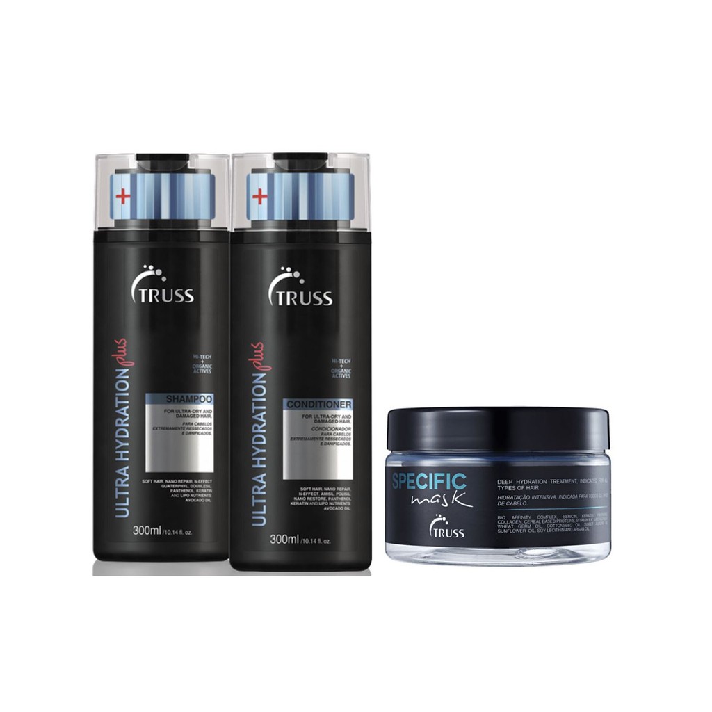 Truss Ultra Hydration Plus Shampoo e Condicionador e Máscara Specific