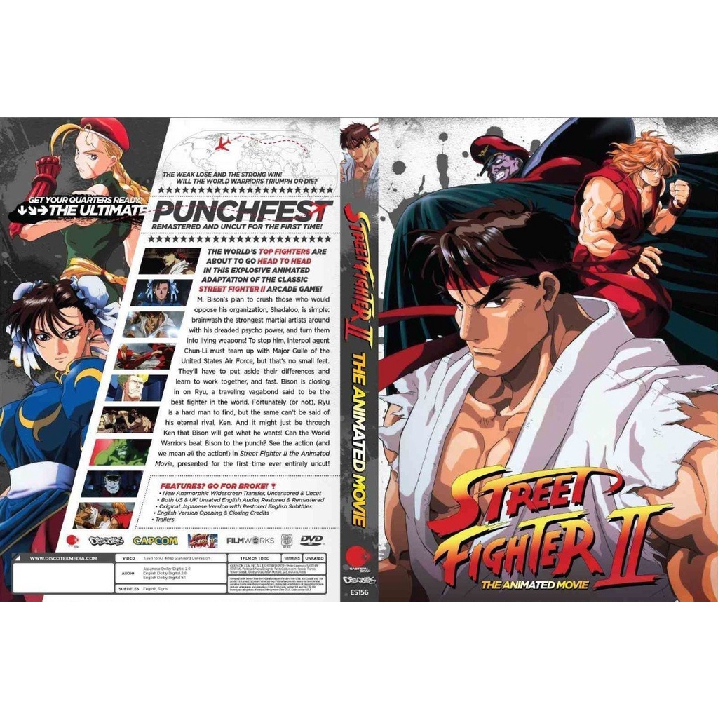 Dvd Street Fighter Ii: O Filme (1994) REF:04IE | Shopee Brasil