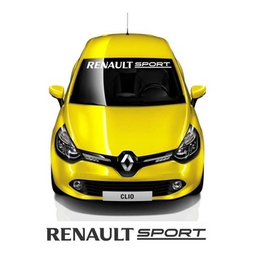 Faixa Adesivo Para Brisa Renault Sport Clio Sandero Logan