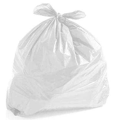 Saco de Lixo Branco 50 litros - 18 unidades - Bomplast Sacos Plásticos para Lixo
