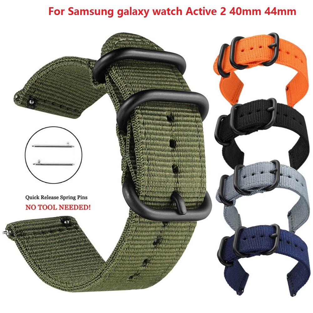 最大62%OFFクーポン 特別価格 Watdpro 20mm Nylon Sport Quick Release Bands Compatible  with Samsung Galaxy ccps.sn