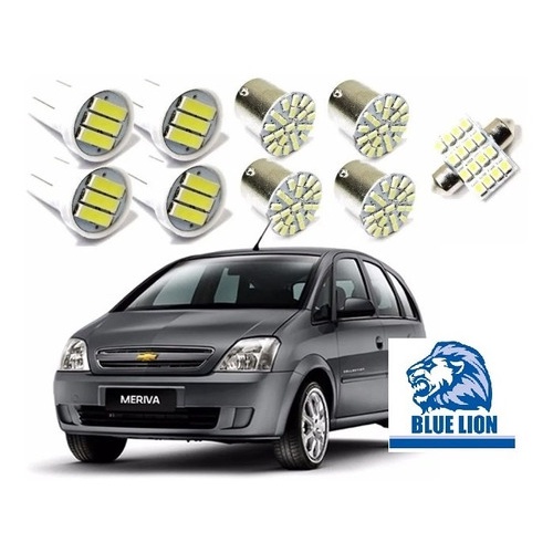 Kit Meriva Lâmpada Led Xenon Chevrolet  2002 A 2012