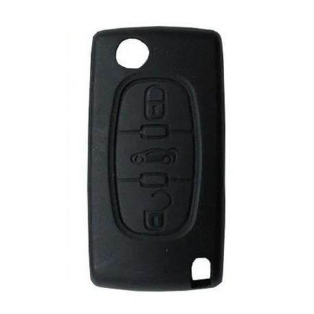 Capa Carcaça De Chave Canivete Peugeot/Citroen c4 c5 308 307 2008 3 Botão