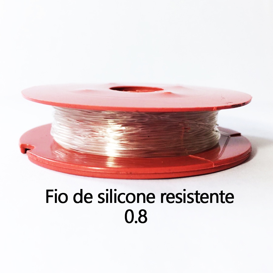 Fio de silicone 10 metros passante elástico pulseira