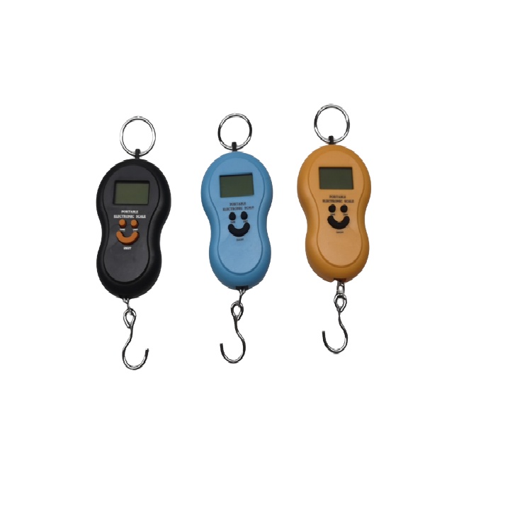 01 Promoção Balança Portátil Bagagem Digital Mão Com Gancho Mala Pesca Até 50kg