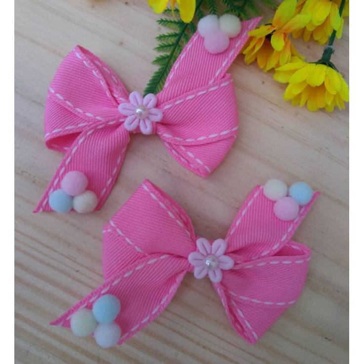 Par Parzinho de Laços Para Cabelo Infantil Menina/Acessórios/Lacinhos