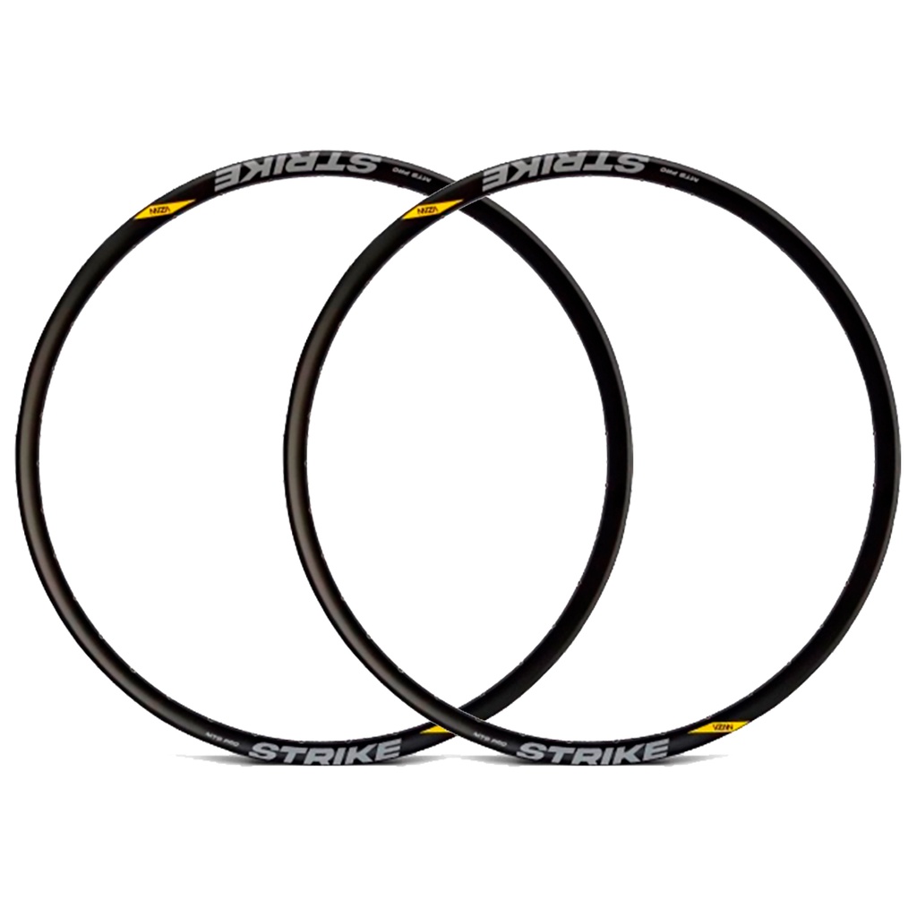Kit 2 Aros Mtb 29/32 Furos Tubeless Ready Strike Pro Cross-Country Enduro Valvula Presta Disco Vzan