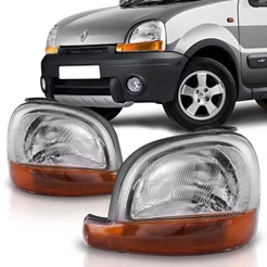 Par Farol Kangoo 2000 2001 2002 2003 2004 2005 2006 2007 2008 Cromado Pisca Ambar