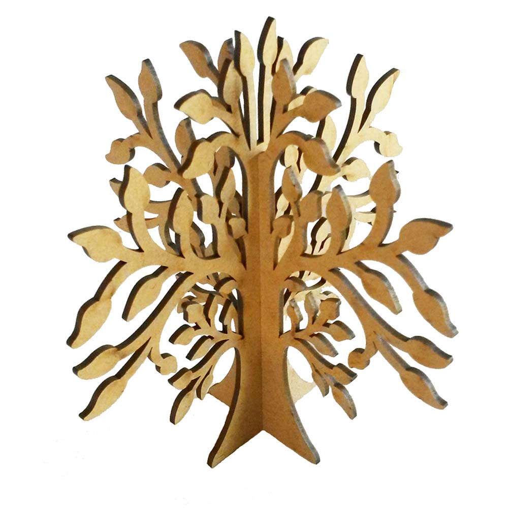 Árvore decorativa 3D  30 cm mdf 6mm corte a laser decoração artesanato festa brinde lembrancinha