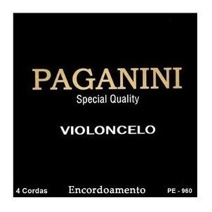Encordoamento Para Cello Violoncelo Pe960 - Paganini