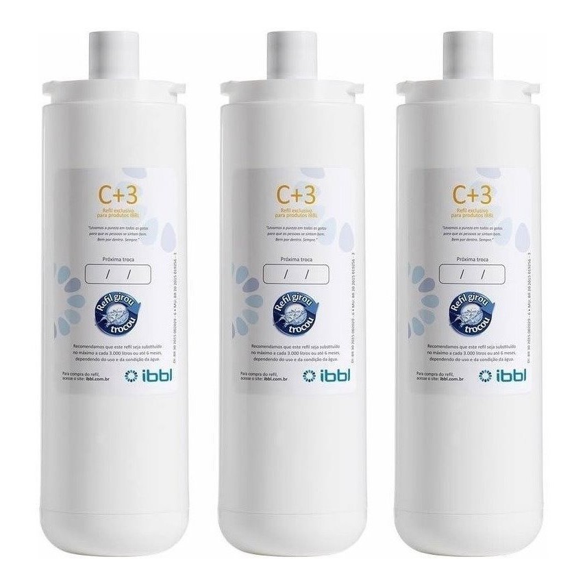Filtro Ibbl Original Frete Grátis Para Todo Brasil - 3 Pçs