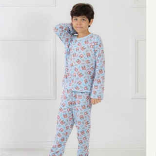 Pijama Frio Menino Manga Longa Tamanhos P M G GG em Algodão Confortável em Oferta na Shopee