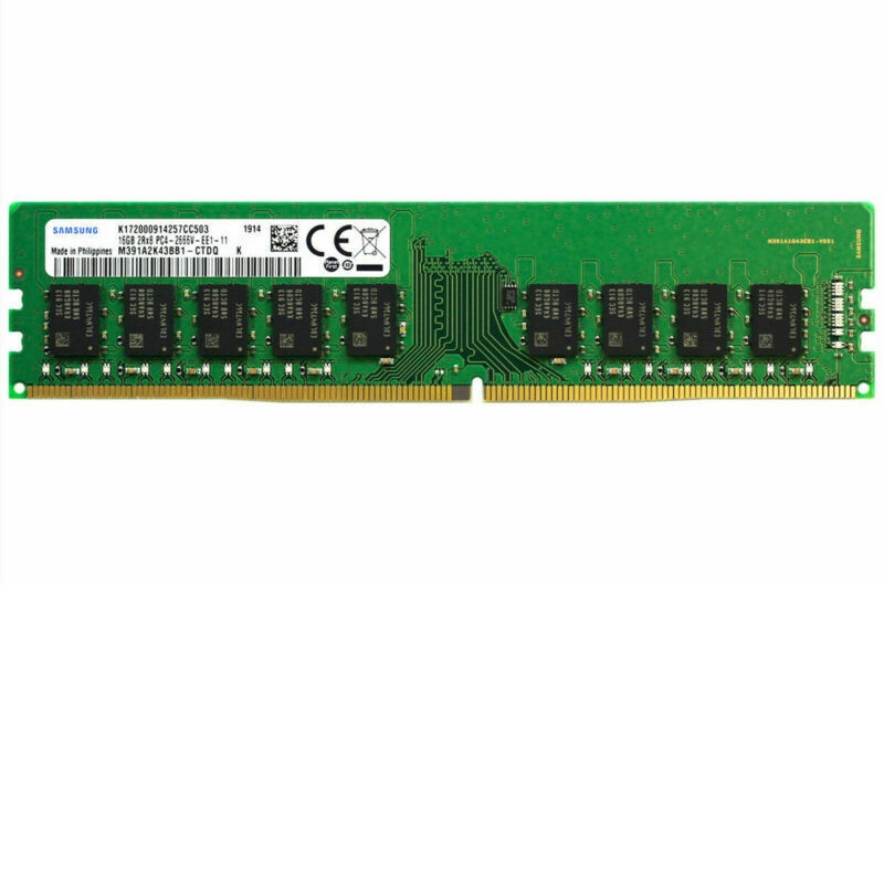 MEMORIA SERVIDOR ECC SAMSUNG 16GB DDR4 2RX8 PC4-2666V-EE1-11 M391A2K43BB1-CTDQ