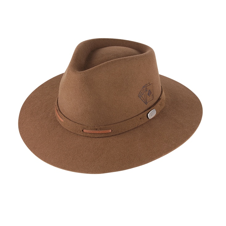 Chapéu Country Pralana 5 X Truco Original Aba 7,5 Tabaco Cavalgada Social