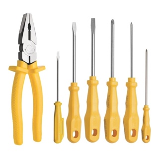 Jogo de Chaves Tramontina 3 Philips + 3 Fendas + Alicate Universal em Oferta na Shopee