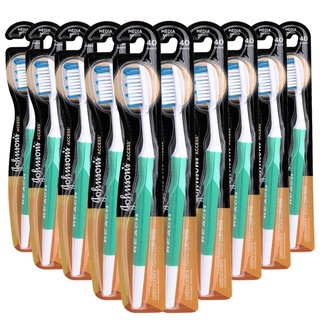 Kit 10 Escova Dental Média Johnson