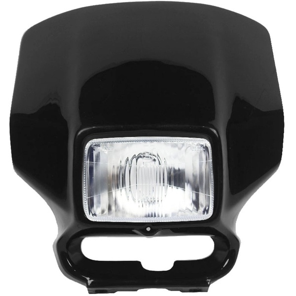 Kit Carenagem Farol + Farol Completo Xr 200 1994/2003 - Xlr 125 1994 A 2003 Preto