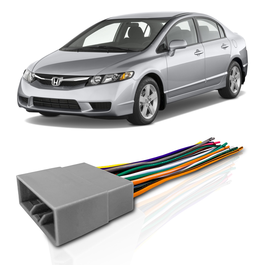 Conector para Cd Rádio Central Multimídia Dvd Honda Civic