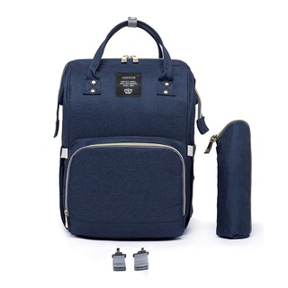 Mochila Maternidade Feminina Bolsa Lequeen Impermeável Bebê Menina Menino