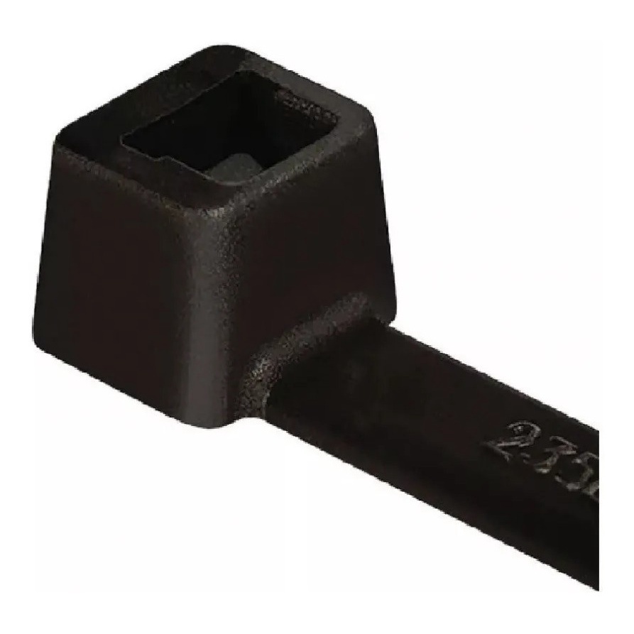 Cinta Plastica Fita Enforca Gato 20 Cm 200 Unid Preta