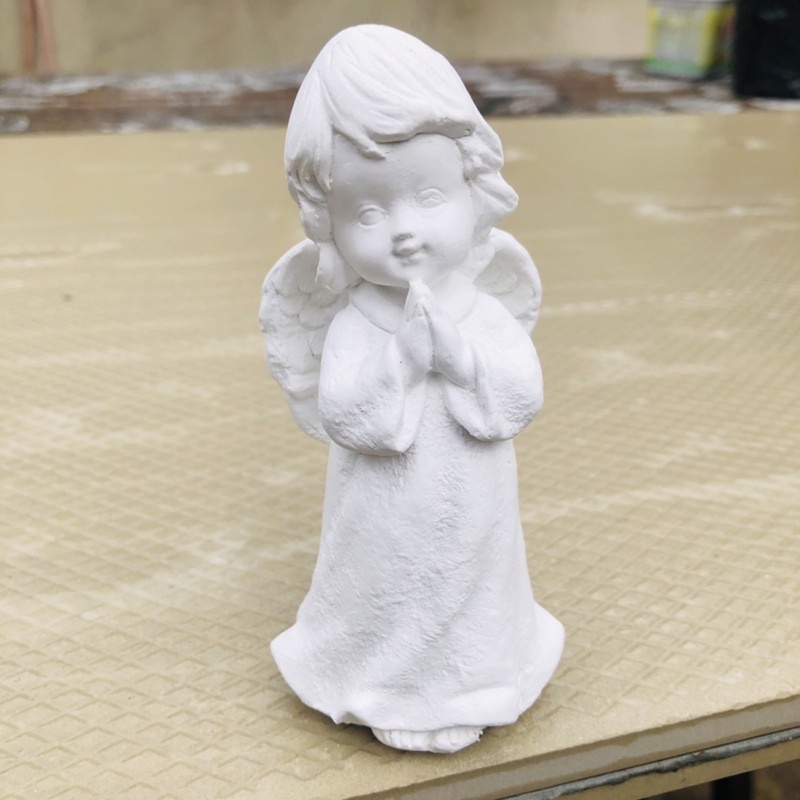 10 - Anjos 12 cm rezando, 10 anjos mão no chão , 10 - Anjos mão entre as pernas Pintura e perolar