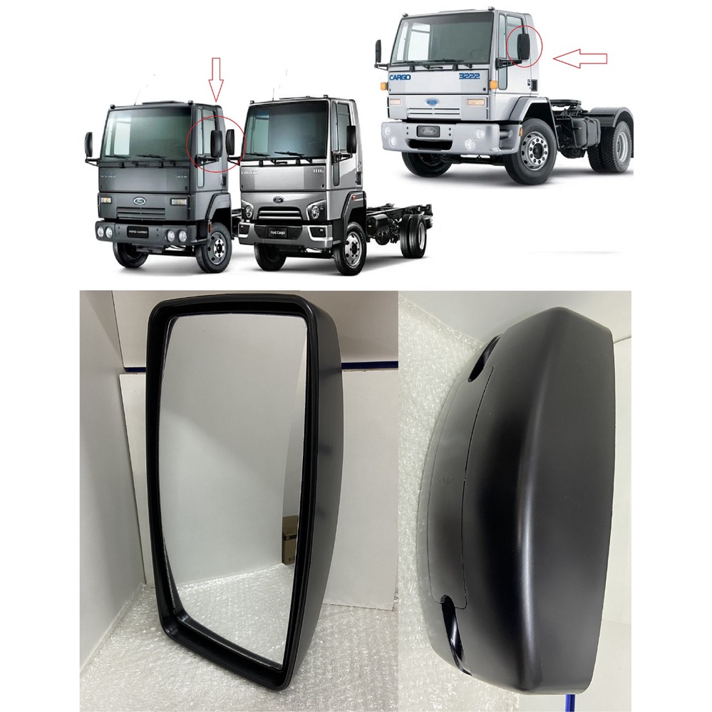 Espelho Retrovisor Caminhão Ford Cargo Convexo