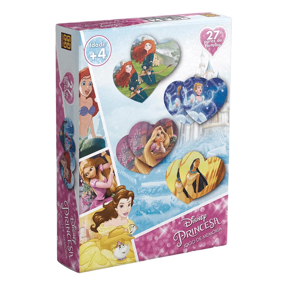 Jogo de Memória Princesas Coração em Oferta na Shopee