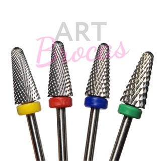 Broca de unha de tungstênio cônica 3 em 1 para alongamento gel acabamento em Oferta na Shopee