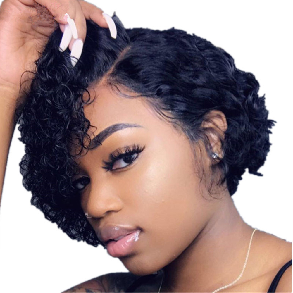 lace front wig afro