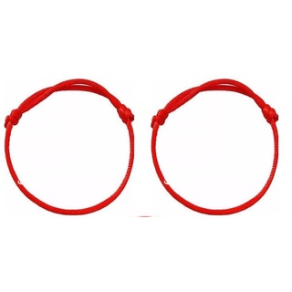 Pulseira kabbalah Vermelha, Sorte, proteção para homens, mulheres, cabala, amuleto contra inveja, olho gordo - - 2 Unidades