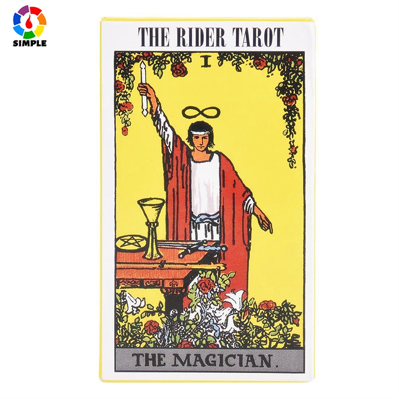 Full English Radiant Rider Wait Tarot Cards Factory Made High Quality Smith Tarot Deck Board Game